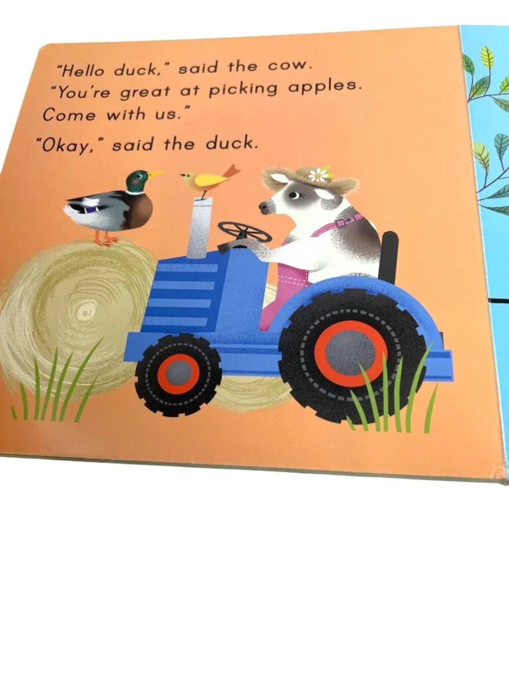 Children Board Book Farm Tractor Puzzle Blue Multi Ages 3 Up